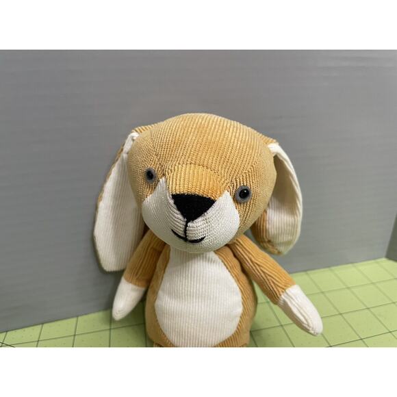 Manhattan Toy Co Folksy Forrester Bunny Rabbit Corduroy Plush Stuffed Animal - Picture 7 of 9